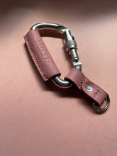 Load image into Gallery viewer, Barkby Keeper - Leather Wrapped Carabiner Key Clip