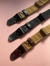 Load image into Gallery viewer, Wax cotton guitar strap - Colour options available