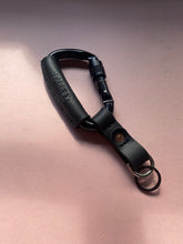 Load image into Gallery viewer, Barkby Keeper - Leather Wrapped Carabiner Key Clip