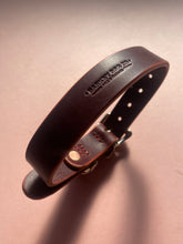 Load image into Gallery viewer, Handmade Leather Dog Collar