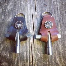 Load image into Gallery viewer, Leather Drum Key Holder and Key