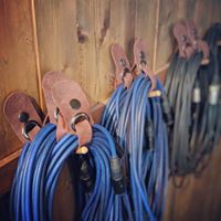 Load image into Gallery viewer, Leather cable wrap