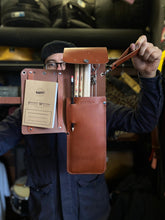 Load image into Gallery viewer, Leather drum stick bag